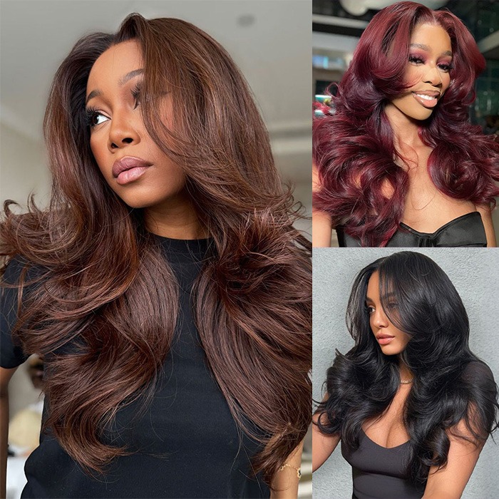 Butterfly Haircut Layered Body Wave 6×5 Glueless 250% Density