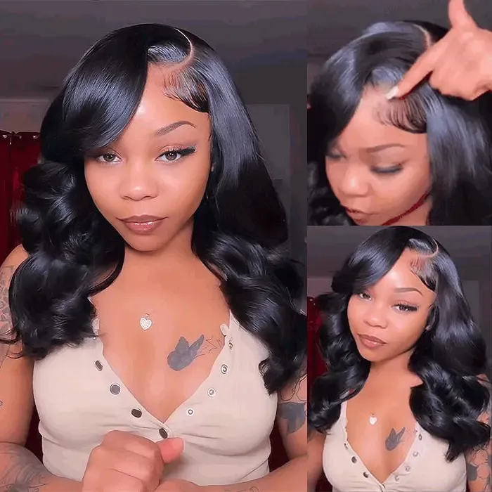 Loose Deep Wave 13×4 Lace Frontal Wig 180% Density