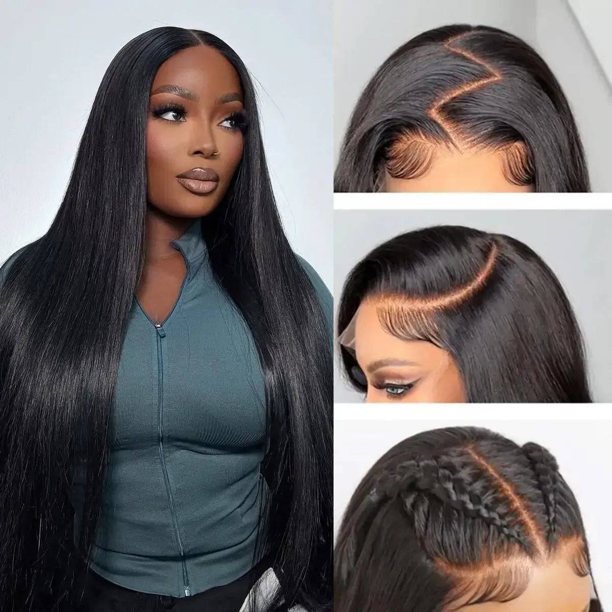 Bone Straight 5×5 HD Lace Closure Wig 250% Density